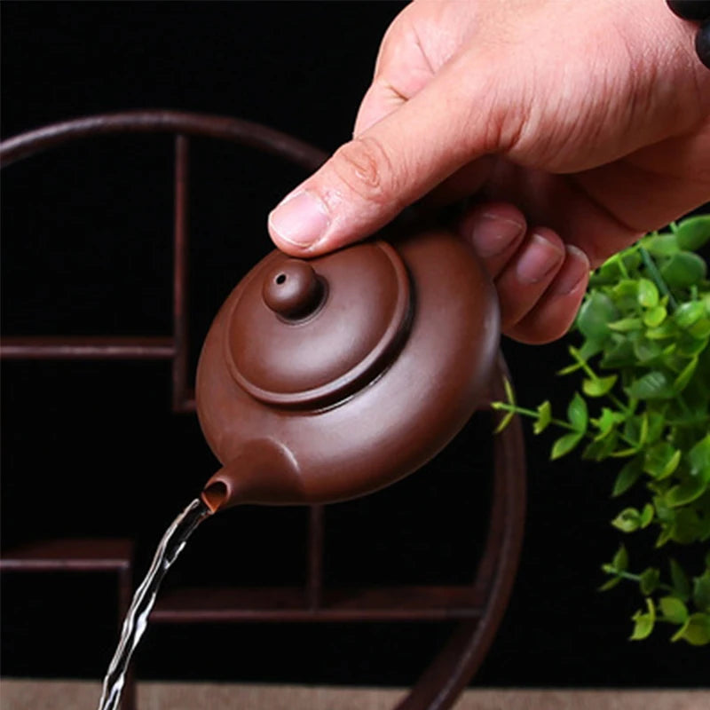 Yixing Purple Clay Pot Pure Handmade Small Teapot Washing Can Filter Teapot Kung Fu Tea Set Chinese Tea Ceremony Drinking Set