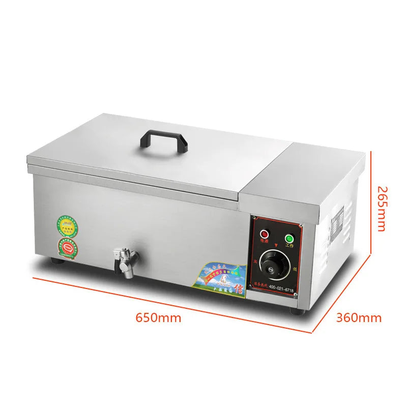 12L 3000W Electric Fryer Commercial Frying Machine Stainless Steel French fries chicken Frying Machine Food Turkey Deep Fryer