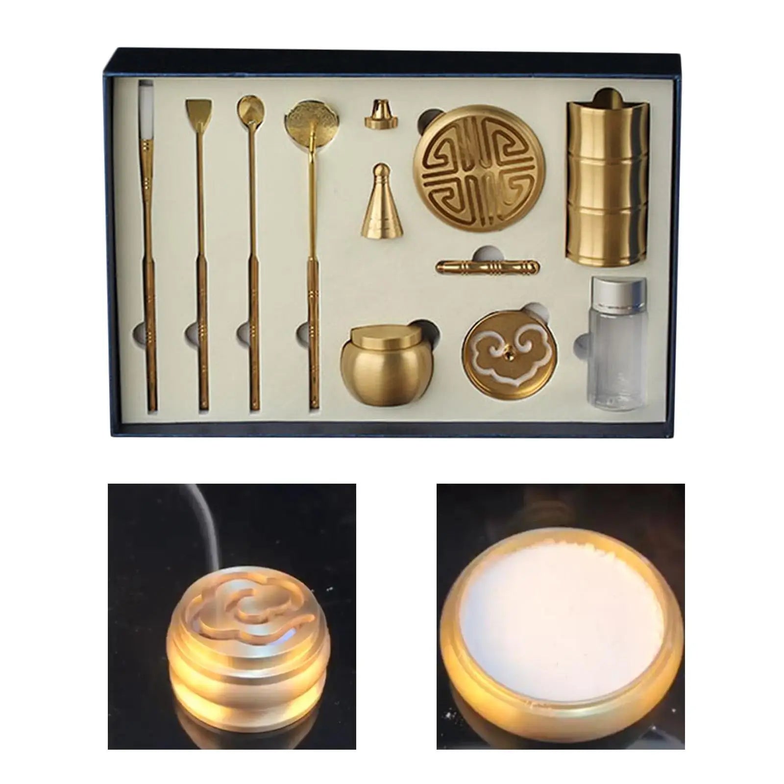 Brass Incense Making Kit Professional Pure Copper Incense Road Introductory Set