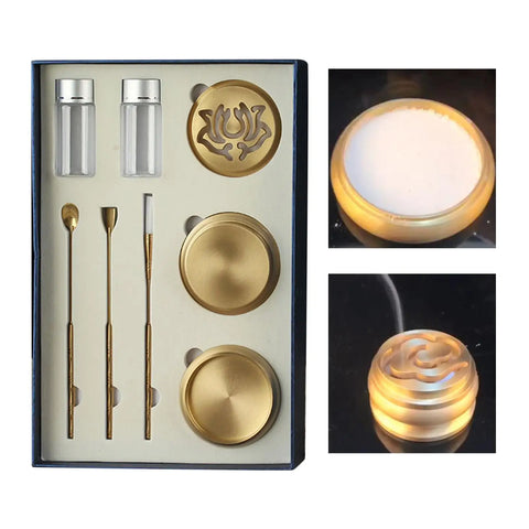 Brass Incense Making Kit Professional Pure Copper Incense Road Introductory Set