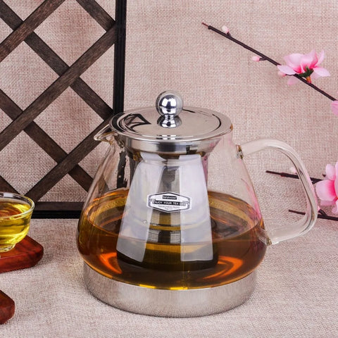 Heat Resistant Glass Teapot Electromagnetic Furnace Multifunctional Teapot Induction Cooker Kettle