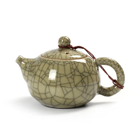 200ml Ice Crack Longquan/Celadon/Xishi Pot/ Teapot/Tea Set/Brother Kiln/China Ceramic/Single Pot /Filter Teapot/Gift