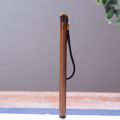 1pc Wood Incense Tube Natural Square Wooden Incense Stick Barrel Holder Convenient Carrying