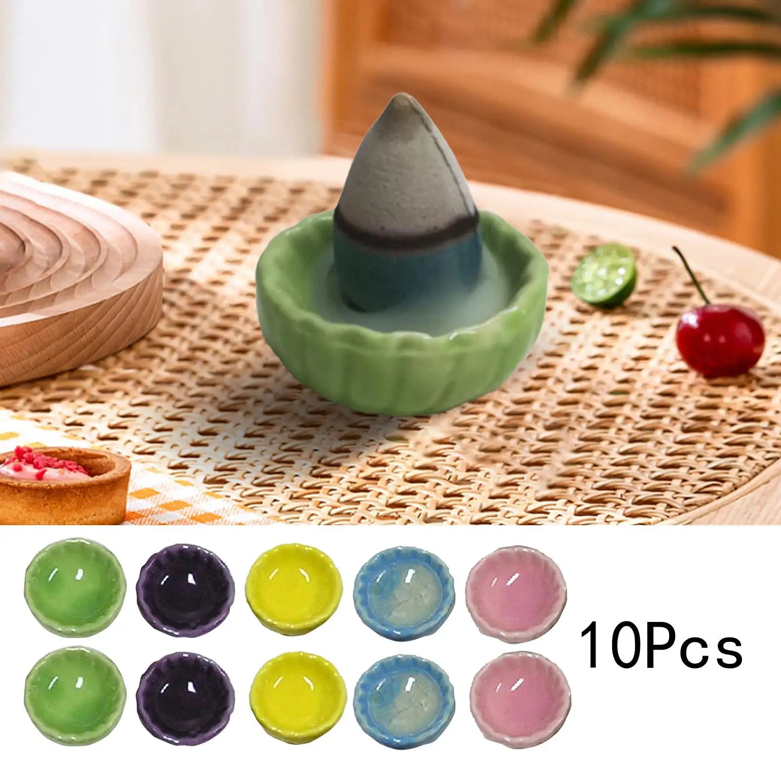 Incense Holder Housewarming Gift Handmade Durable Censer Home Ornament Ceramic