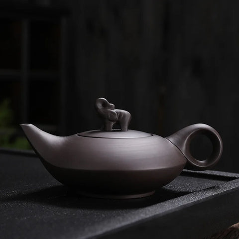 11pcs 210c Ceramic Purple Clay Tea Set Kung Fu Pot Infuser Xishi Gaiwan Teapot Serving Cup Teacup Chinese Drinkware High Quality