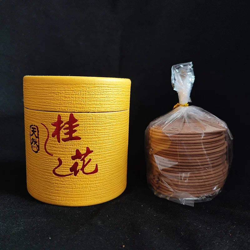 YXY 48plate/box Natural Coil Incense 4 Hour Rose Lavender Sandalwood Tibetan Aromatherapy Indoors Buddhist Censer Home Fragrance