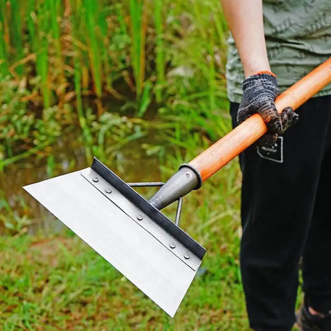 Multi-Use Cleaning Shovel Head Pig Farm Pigeon Chicken Coop Manure Shovel Stainless Steel Weeding Garden Hand Shovel