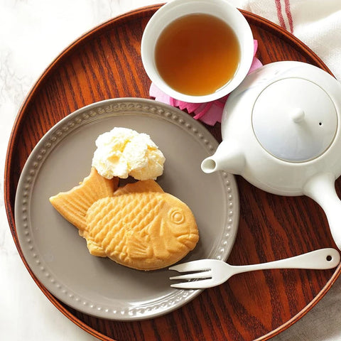 Japanese Taiyaki Cake Pan Waffle Pancake Bread Maker Double Fish Dessert Fry Pan Waffle Molds for Home DIY Cooking Party Dessert