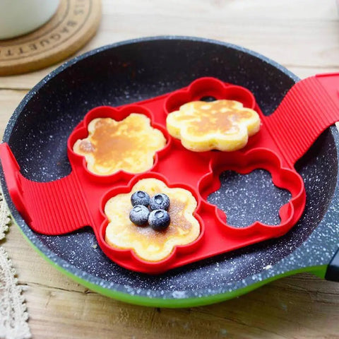 Silicone Pancake Maker Non-stick Cake Molds Pan Flip Tools Egg Rings Mould Pastry Mat Baking Accessories Egg Frying Machine