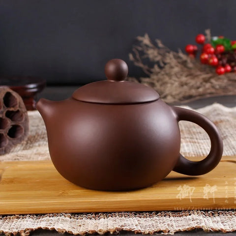 Yixing Teapot Tea Pot Filter Xishi Pot Beauties Handmade Purple Clay Teaware Customized Gifts Drinkware Set Drink Puer