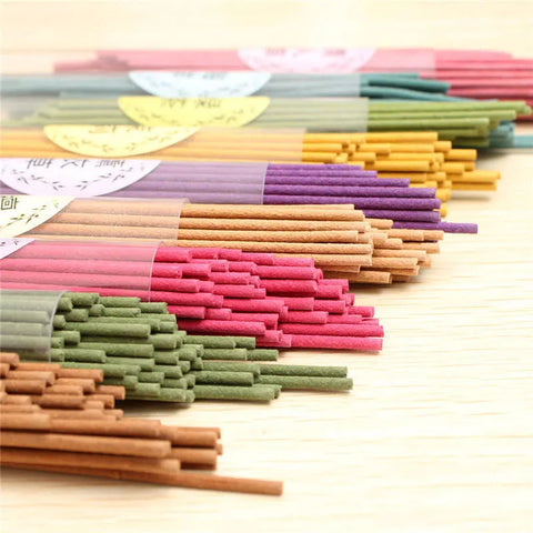 50 Sticks Per Box Natural Incense Stick Handmade Aromatherapy Sticks Sandalwood Lavender Meditation Household Bedroom Incenses