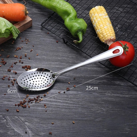 Small Colander Hot Pot Colander  Thickened Household Deep-Fried Dumpling Nooodle Spoon Tea Spoon Spoon Kitchen Gadgets