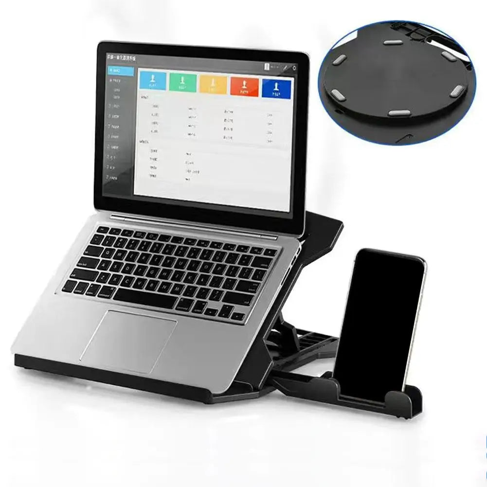 Universal Tablet Laptop Stand Foldable Stand Lifting Dissipation Elevated Heat Rack Computer Storage Base Accessories Porta E9F3