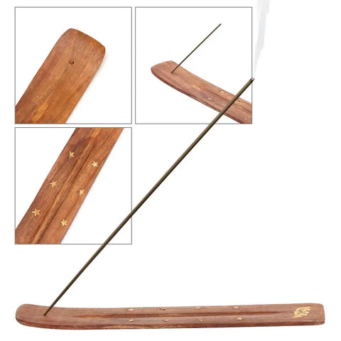 Retro Aromatherapy Home Decor Buddhism Incense Holder Censer Joss-stick Inserted Ash Catcher