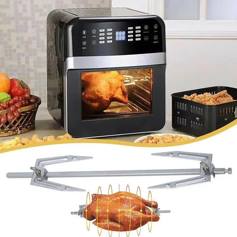 Rotisserie Forks Fork Grill Chicken Fryer Air Spit Meat Roast Rod Bbq Rotating Stainless Barbecue Steel Skewer Skewers Turkey