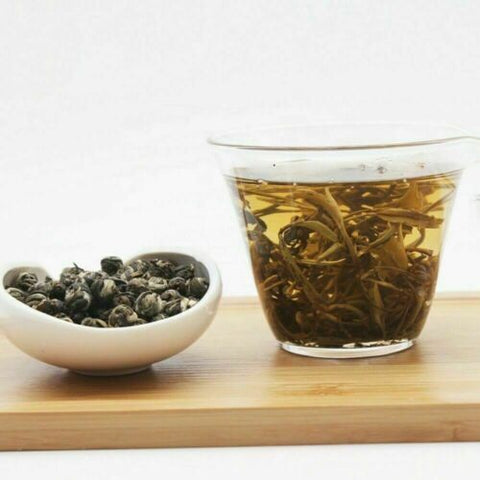 Organic Jasmine Green Tea Dragon Ball Tea Chinese Loose Leaf 100g/3.5oz